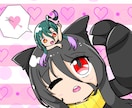 オリキャラのデフォルメイラスト描きます オリキャラの可愛いデフォルメ絵が見たい！そんな貴方に！ イメージ3