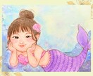 こども・ペットの似顔絵を写真から優しく描きます 家族似顔絵・長寿祝いにも対応！プレゼントにも人気です｜2L イメージ2