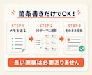 箇条書きメモからSNS投稿文10本を作ります ネタ出し不要！あなたの言葉を10日分の投稿にします イメージ2