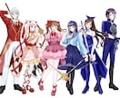 立ち絵お描きします TRPGやIRIAM、ゲームなどに使える立ち絵です＊ イメージ2