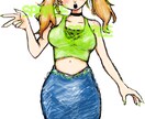 キュ〜トなSNSアイコン描きます かわいい女の子が得意です！肉感にこだわりがあります イメージ2