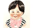 ファーストカット用の似顔絵をお描きします ファーストカットやハーフバースデー、お誕生日の記念に✩ イメージ7