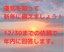 2024年の運勢をじっくり鑑定いたします 恋愛運・金運・仕事運・健康運・アドバイス★計2000文字以上 イメージ3