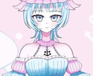 キラキラしたかわいい女の子のイラストを描きます 1枚絵、立ち絵、SNSアイコンなど イメージ5