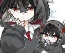 貴方様の希望に沿ったオリジナルイラストを作成します 主にアイコンやヘッダー、バストアップの依頼を承ります！！ イメージ2