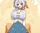 アイコン/1枚絵/立ち絵描きます 配信用やグッズ用、キービジュアルなど制作致します イメージ4