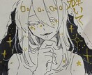 アナログで描く！！ダークで綺麗な独特な絵を描きます 貴方のご要望に応えて色紙に絵を描きます イメージ5