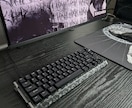 白黒デスクの構築と色味のバランスをアドバイスします 理想のデスクへ。白黒で統一された洗練されたデスクを作ります イメージ3