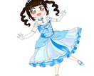 人物のイラストを描きます アイドルアニメ等の可愛いイラストを描きたいです イメージ3