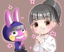 かわいい系のデフォルメアイコンイラスト描きます SNSのアイコンなどにおすすめ！ イメージ1