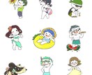 クレヨン風のかわいいSNSアイコンを作成します クレヨンで描いたような優しいタッチで、誰にでも好印象！ イメージ3