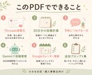 小さなお店のAI集客設計シートを販売します ChatGPTで30日分のSNS投稿が作れるテンプレPDF イメージ2