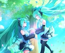 商用込み◎歌ってみた・１枚絵等描きます 元アニメーターが可愛い&かっこいいイラスト描きます イメージ5