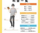 アイコン立ち絵などイラスト全般お描きします 商用利用OK! 様々なオプションで柔軟に対応いたします イメージ2