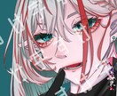 癖になる絵柄でアイコンイラスト描きます アイコンに使えるイラストをお描きします！！！！ イメージ1