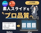 Canva・パワポ対応！伝わるスライド制作します 営業・セミナー資料をプロ品質へ！AIブラッシュアップ対応☆ イメージ1