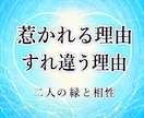 なぜ惹かれ、すれ違うのか二人の相性を読み解きます 惹かれる理由とすれ違う理由を、生年月日から丁寧に読み解きます イメージ1