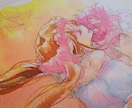 フルオーダーメイドのアナログ水彩イラスト描きます デジタルでは描けない唯一無二の美麗イラスト イメージ4