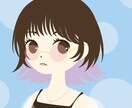 SNS等のアイコン作成します 可愛い女の子のイラスト制作します(◍ ´꒳` ◍) イメージ1