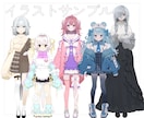 イラストLive2D一括割引！Vtuber作ります デザインからVtubeStudio設定まで全て担当します イメージ2