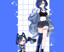 立ち絵やSD等作成します 女の子やSDキャラを描くのが得意です！ イメージ1