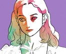 SNS向けのアイコン・ヘッダーのイラスト作成します どこにもない自分だけのアイコン！！ イメージ1