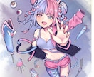 パキっとしたキャッチーな絵を描きます 少し線が太めのキャッチーなイラスト作成します！アイコンなどに イメージ3