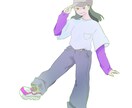 あなただけのSNSアイコン制作いたします シンプル可愛いイラストで自分のSNSを表現してみませんか イメージ5