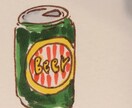チラシや名刺にかわいい食べ物イラストを描きます ゆるさ倍増！パン教室講師がおいしそうな食べ物を描きます！ イメージ5