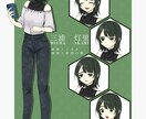 TRPG立ち絵描きます 柔らかい髪の毛と透明感のある瞳を描きます。 イメージ2