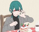 格安・納品早！かっこかわいいイラスト描きます アイコン、サムネ、立ち絵などシンプルで目をひくイラストを イメージ3