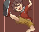 どんなポーズも自信あり！背景込みで1枚絵描きます DLsite、挿絵など躍動感ある1枚絵描きます イメージ3