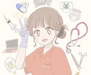やさしい雰囲気︎のオリジナルイラストを制作します SNS・アイコン・一枚絵／ご相談歓迎 イメージ1