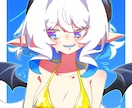 アニメ塗りのかわいいイラストを描きます 活動者様にオススメ！動画や配信のサムネイルにいかがですか？ イメージ4