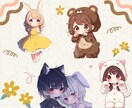 キャラクターデザイン・オリジナルイラスト制作します 商用可◎二次利用込み!/アイコン/ミニキャラ/立ち絵/一枚絵 イメージ5