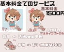 デフォルメイラストを描きます シンプル可愛いイラストを求めてる方へ イメージ2