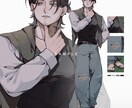 立ち絵制作・キャラクターデザイン承ります TRPG・動画・配信用など！柔軟に承ります！ イメージ6