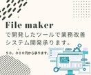 FileMakerでソフトウェア開発します 作業効率が確実にアップするソフトウェアを提案します！ イメージ1