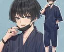 商業利用可能：配信・ゲーム・資料の立ち絵を描きます 動画用、キャラクターなどの立ち絵を描かせて頂きます。 イメージ1