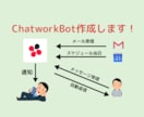チャットワークBot作成します Chatworkで何でも自動化・効率化 イメージ1