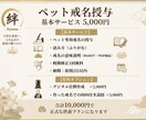 大切なペットへ心を込めた戒名を授与します 僧籍14年｜本物の僧侶が一霊ずつ丁寧にお授けします イメージ2