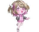 厚塗りの綺麗でかわいいSDキャラを描きます 【最短7日】配信活動やイベントに使用するミニキャライラスト イメージ4