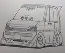 カスタムカーや多種多様なカーイラストを描きます あなたの愛車をシャーペン1本で至極の逸品にする イメージ4