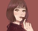 女性のイラスト描きます SNSアイコンや似顔絵などに◎ イメージ2