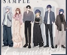 イラスト5000円～制作します TRPGやVtuberさんの活動をサポートします！ イメージ3
