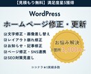 WordPressのHPを修正更新・カスタムします 即対応！修正以外もご相談ください！ イメージ1