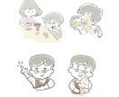 ほっこり、癒しのイラスト描きます プレゼン資料や子育て、教育関連のイラストにピッタリ！ イメージ2