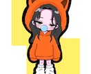 量産｜猫耳パーカーでミニキャラ描きます アイコン｜ SNS ｜配信等で使える◎ イメージ3