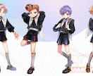 TRPG、動画、IRIAM等の立ち絵作成 します 創作キャラクターの立ち絵を制作いたします イメージ9