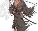和風ビジュアル系！迫力あるデザインイラスト描きます お祭り／スポーツ／音楽／歴史関連イベント等、制作実績多数！ イメージ7